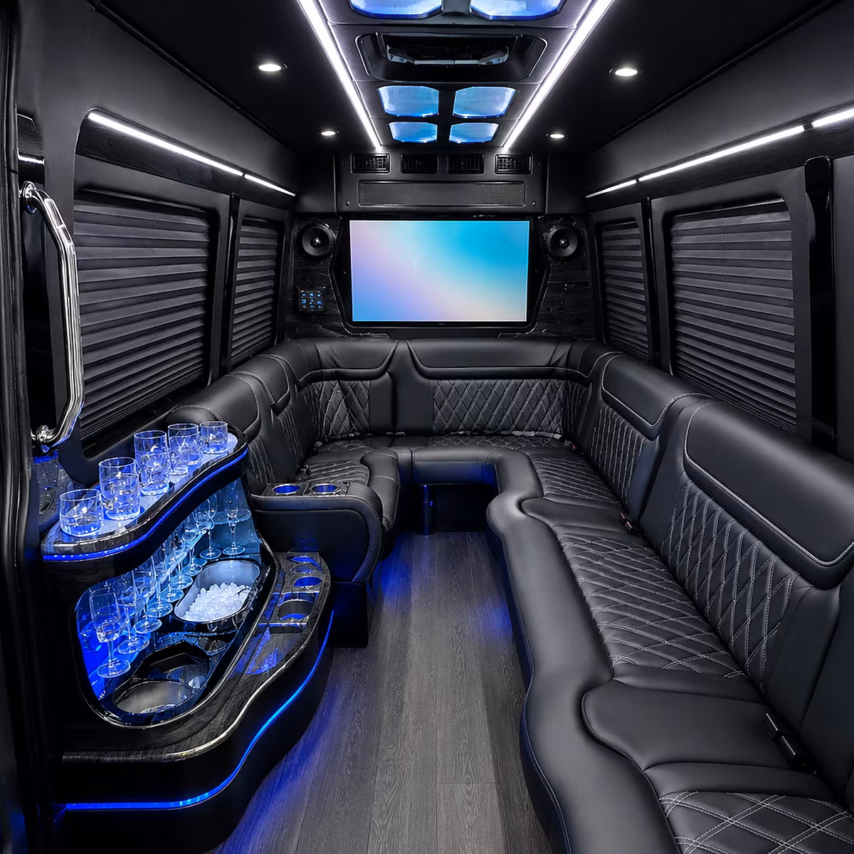 little rock party bus rentals inside